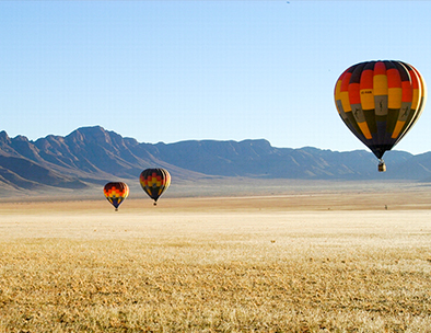 hot air ballooning in namibia